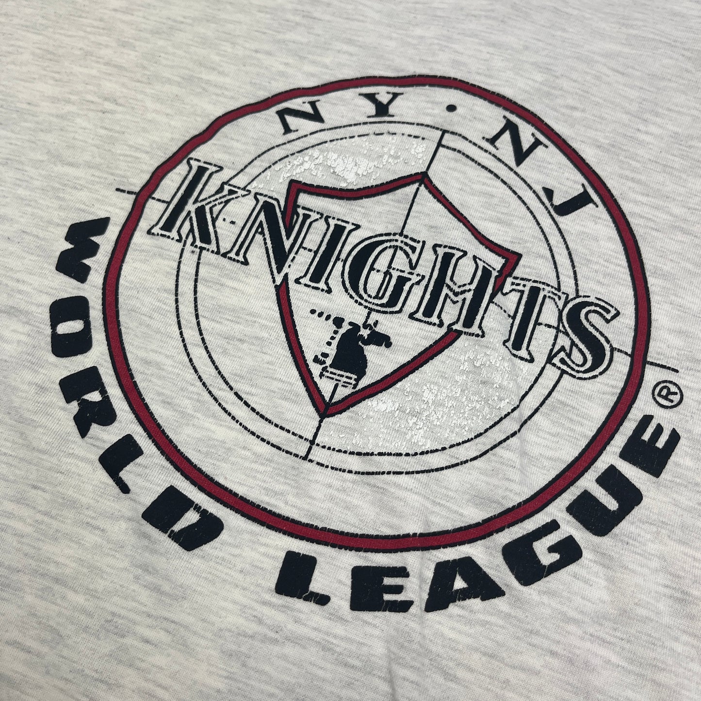 01681 Adidas Vintage „New York Knights“ Football Tshirt