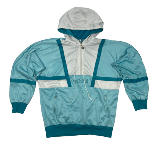Adidas Vintage 80s Bootleg 1/4 Zip Hoodie