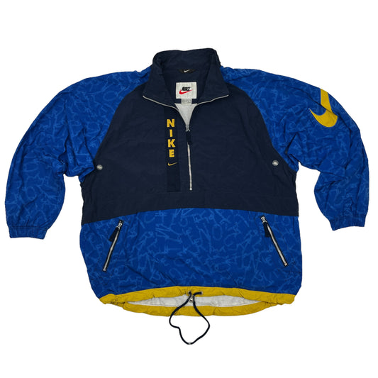 01151 Nike Vintage 1/4 Zip Tracktop Windbreaker