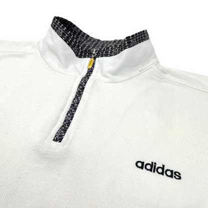 01097 Adidas 90s Tennis 1/4 Zip Sweater
