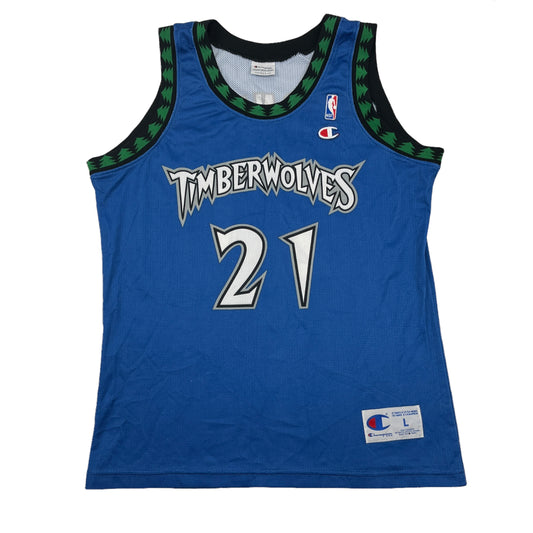 0991 Champion Minnesota Timberwolves “Kevin Garnett” Jersey