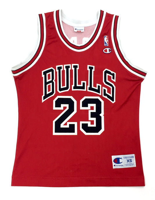 0447 Champion Vintage Chicago Bulls Jordan Jersey