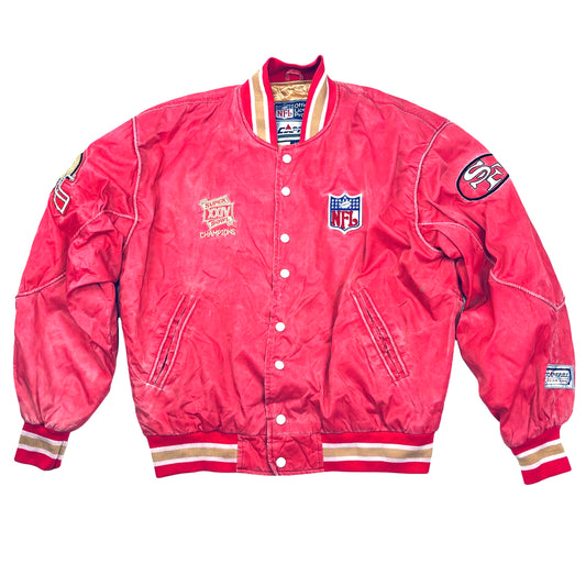 0641 Campri 80s Vintage San Francisco 49ers Football College Jacket