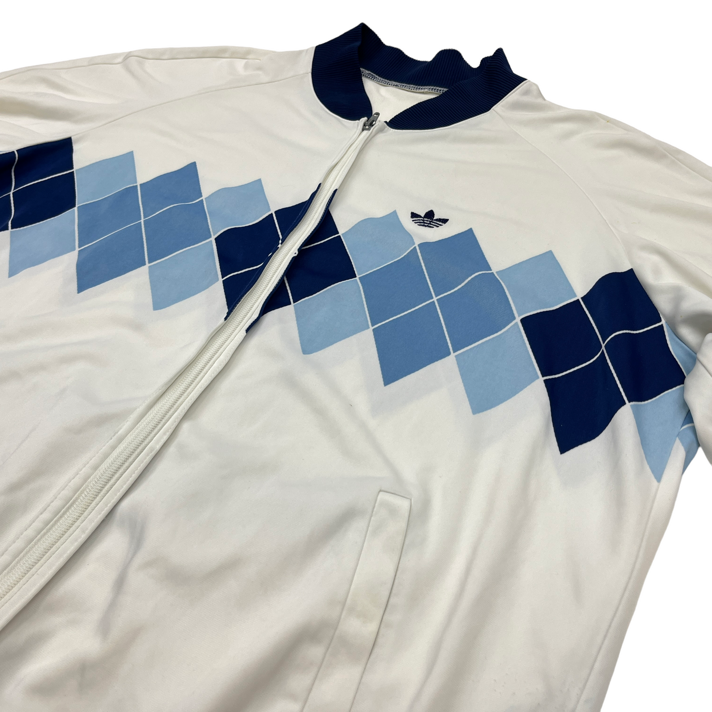 Adidas argyle track top cheap