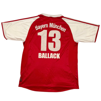01394 Adidas FC Bayern München Michael Ballack 04/05 Home Jersey