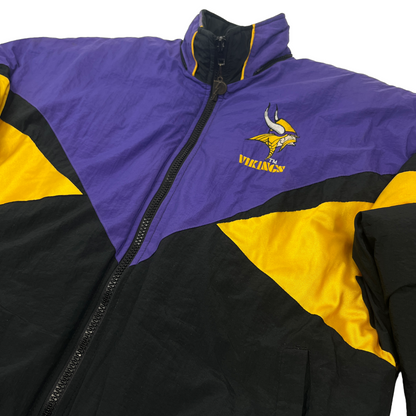 01407 Pro Layer Minnesota Vikings Football Jacket (missing hood)