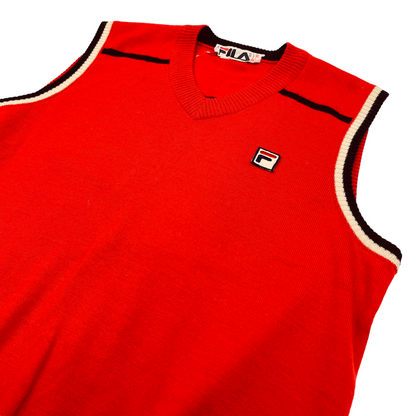 01354 Fila Vintage Tennis Vest Pullunder