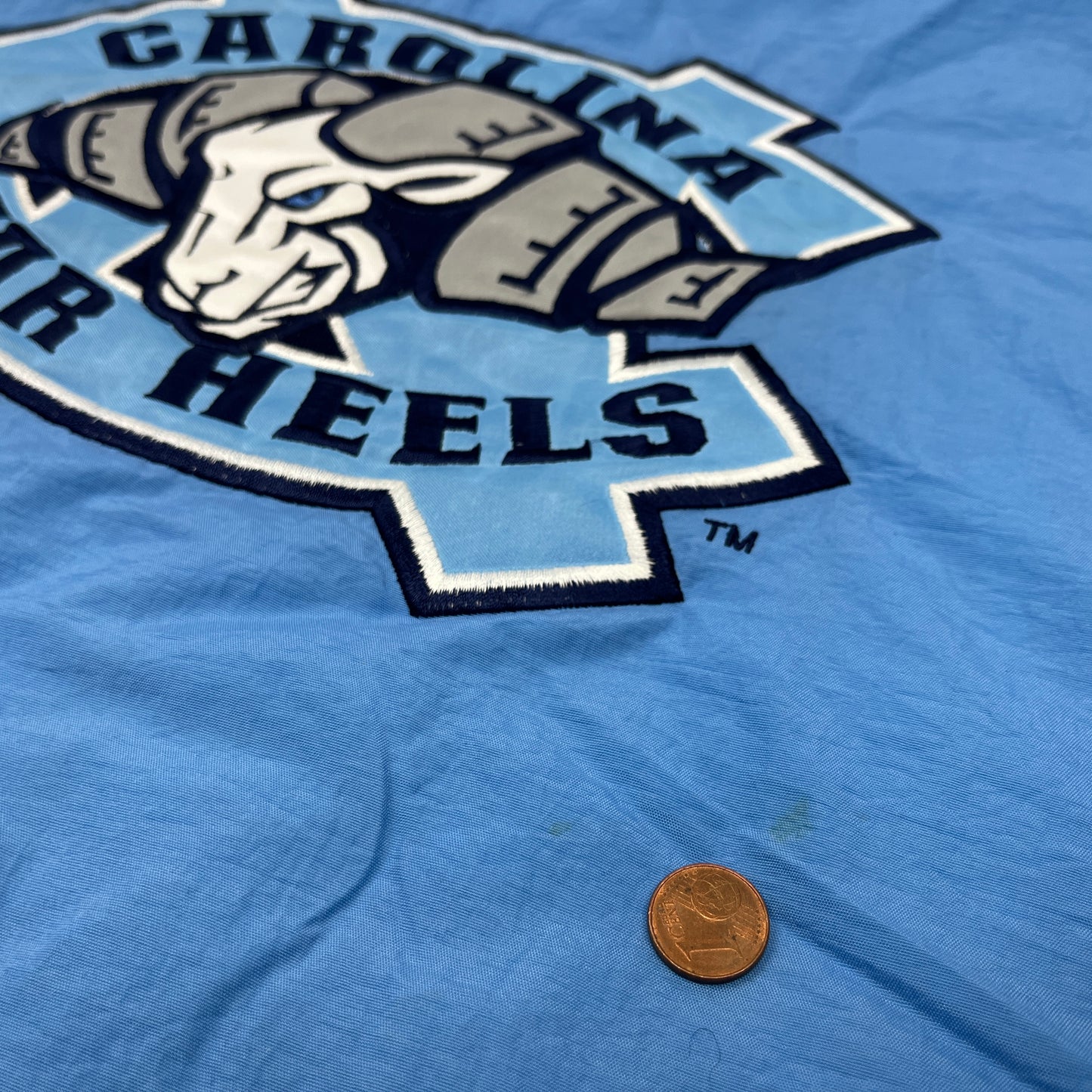 01190 Starter Vintage North Carolina Tar Heels Football Coachjacket