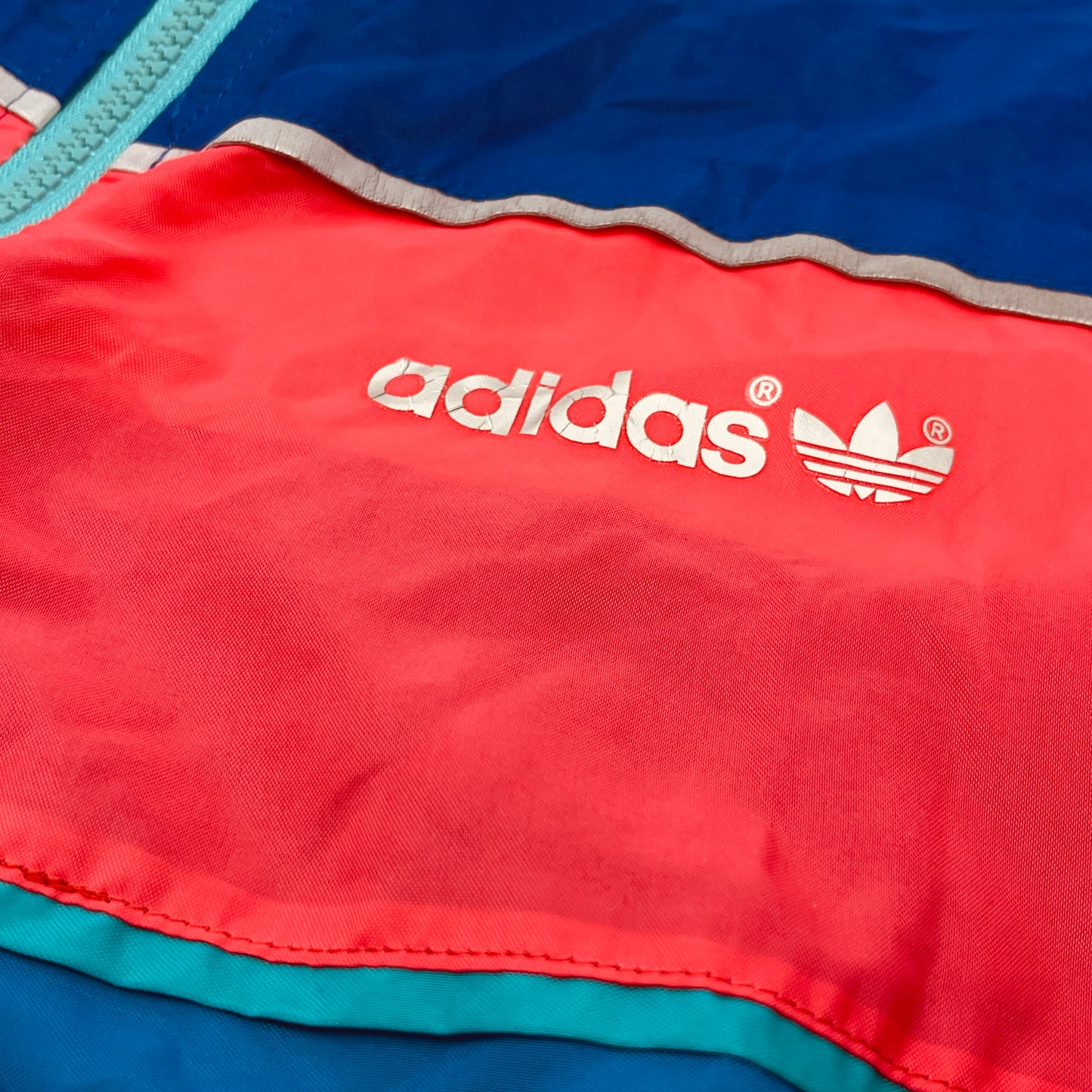 01009 Adidas Vintage 80s Rainjacket Windbreaker