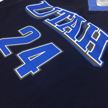 0414 Champion Vintage Utah Jazz Lopez Jersey