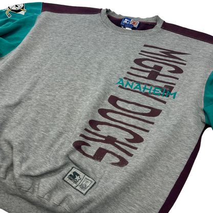 01399 Starter Mighty Ducks Baseball Sweater