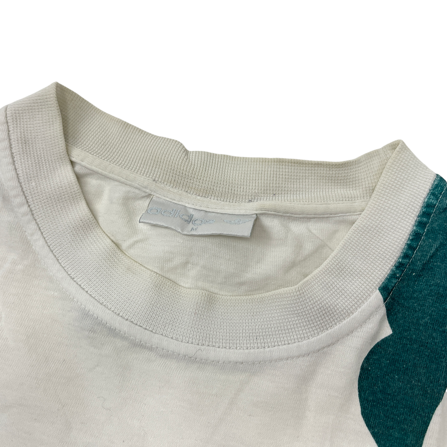 0847 Adidas Vintage 80s „free climbing“ Tshirt