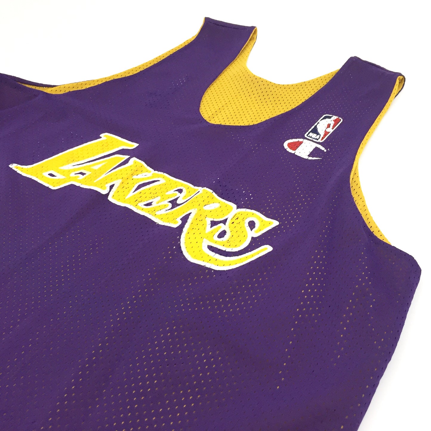 0234 Champion Vintage Los Angeles Lakers Reversibel Basketball Jersey