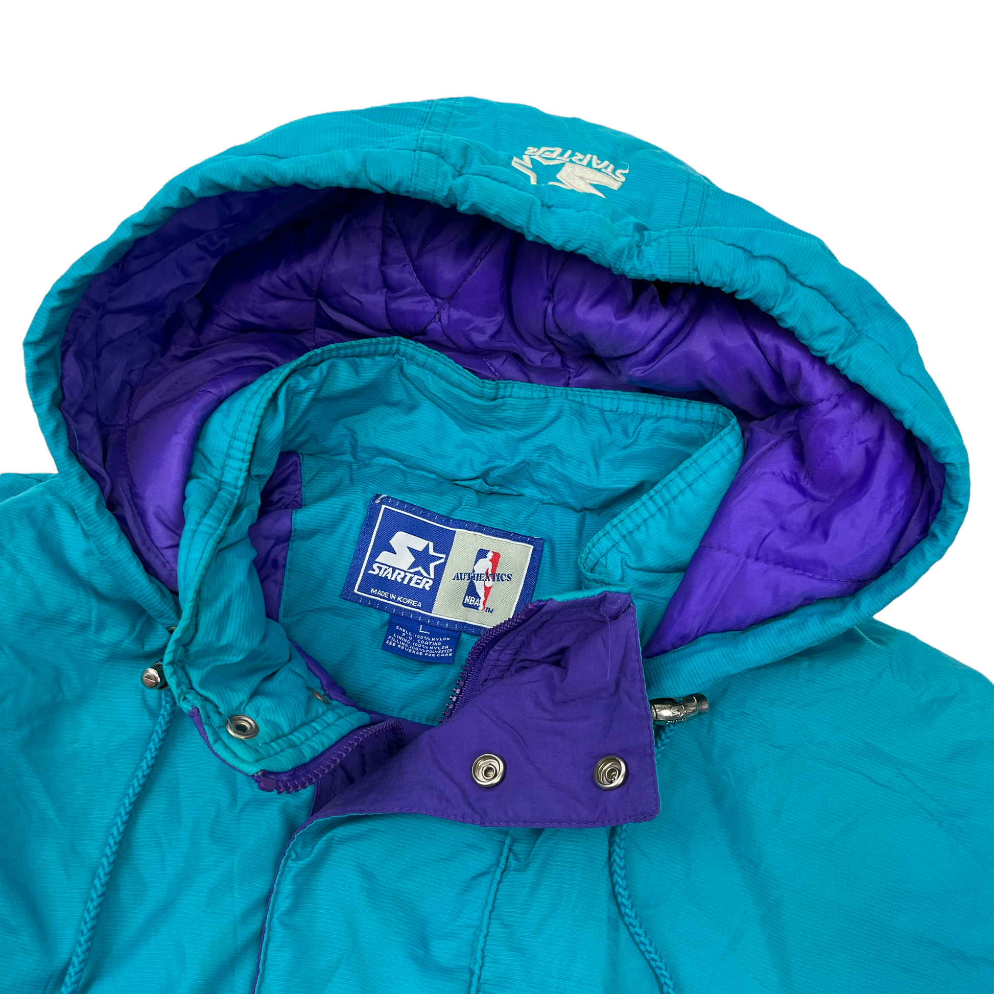 Charlotte hornets starter jacket shop jimmy jazz