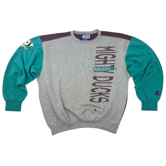 01399 Starter Mighty Ducks Baseball Sweater