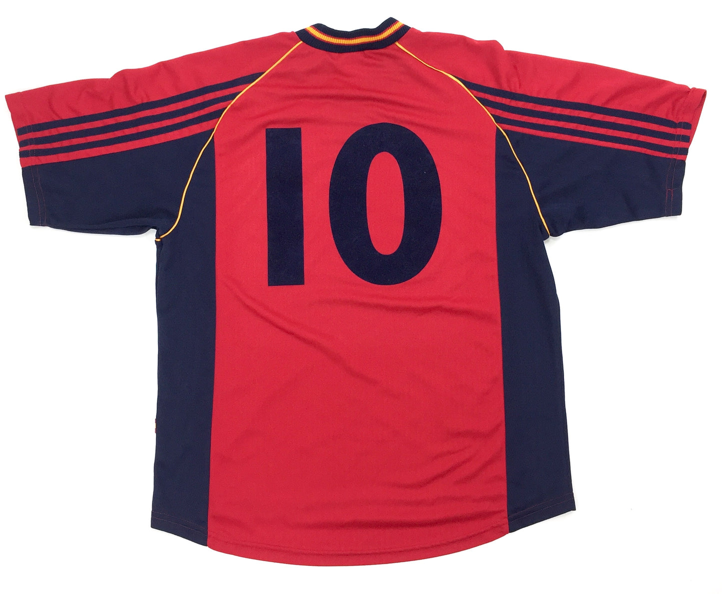 0501 Adidas Vintage Spain National Soccer Team Jersey 1998 Home