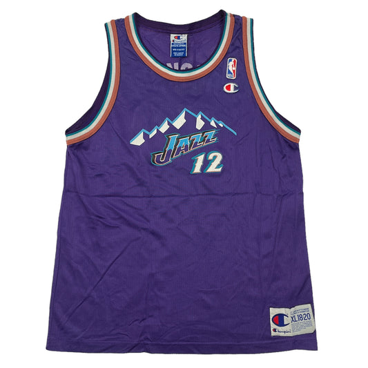 01023 Champion Utah Jazz John Stockton Jersey
