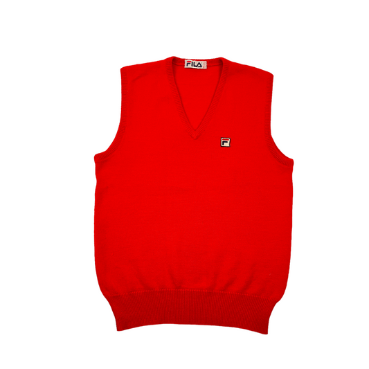 01078 Fila 80s Vintage Tennis Pullunder Vest