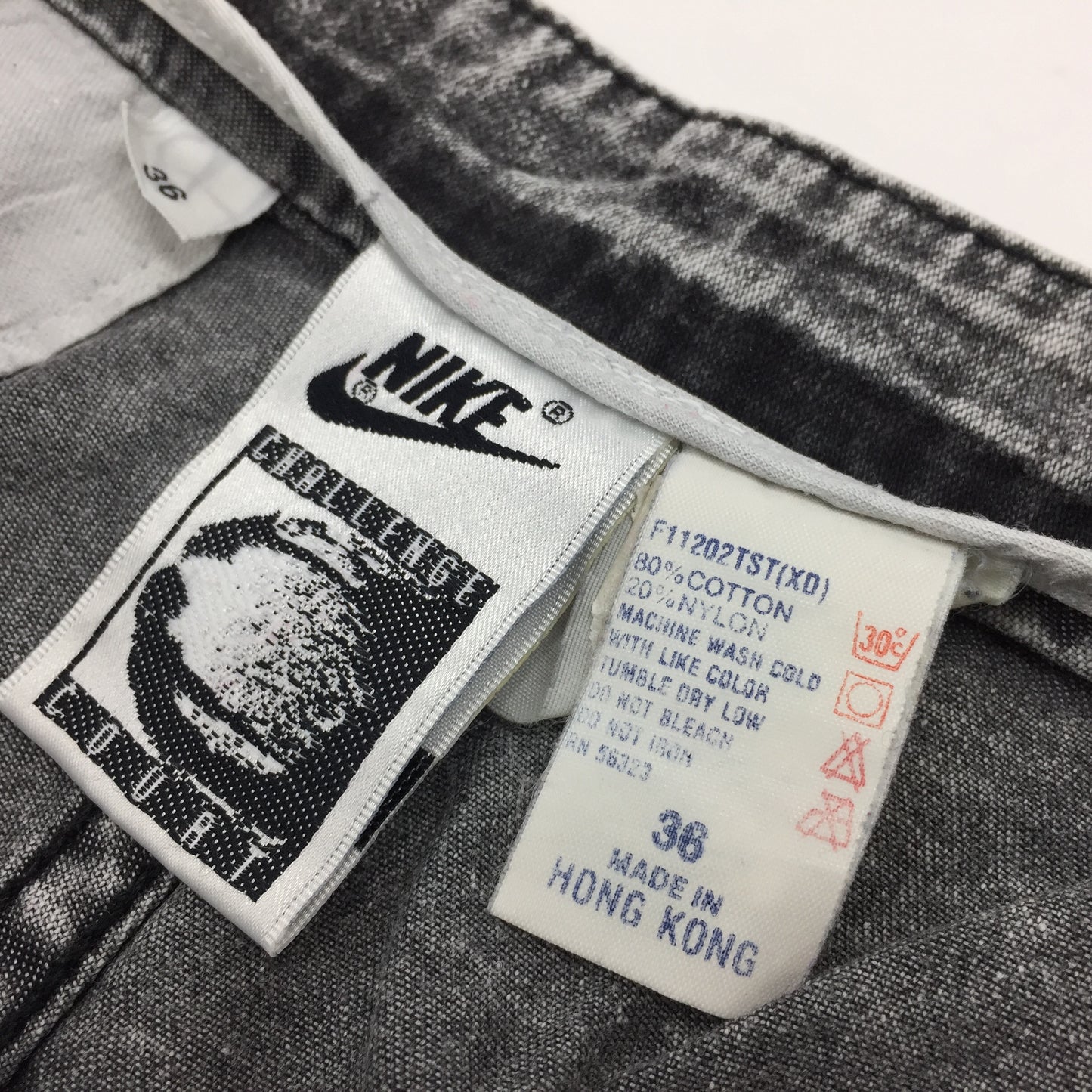0482 Nike Vintage Challenge Court Denim Tennis Shorts