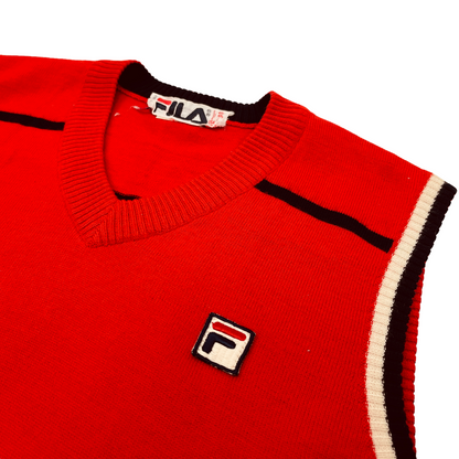 01354 Fila Vintage Tennis Vest Pullunder