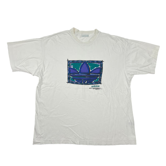 01118 Adidas 80s Logo Tshirt