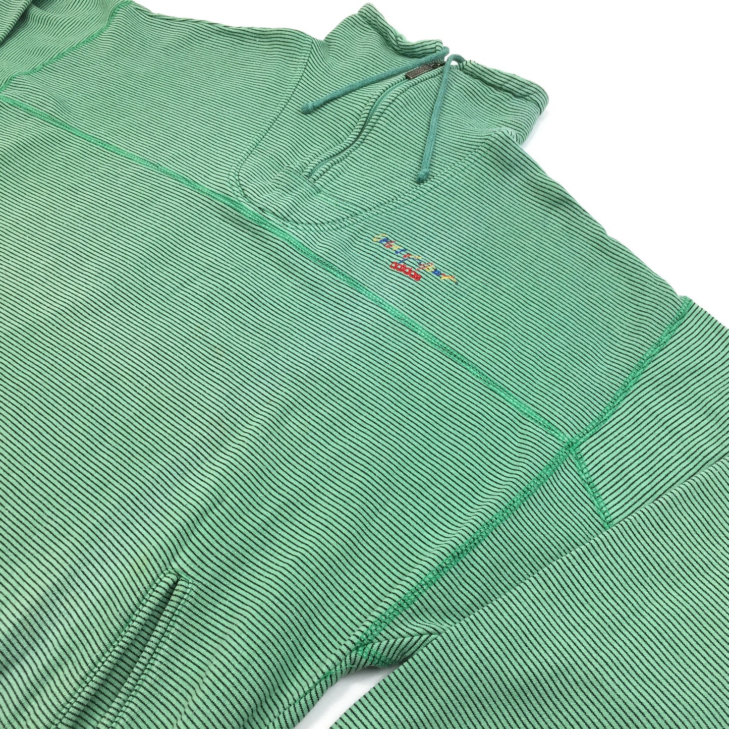 0317 Adidas Vintage Colors Of Sport 1/4 Zip Sweater