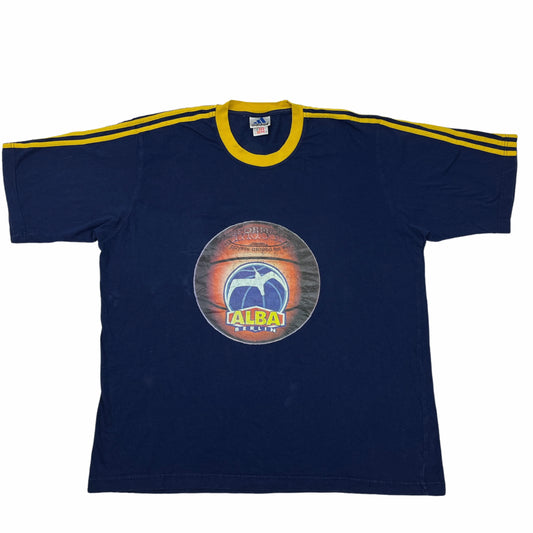 0821 Adidas Vintage 90s Basketball Alba Berlin Tshirt