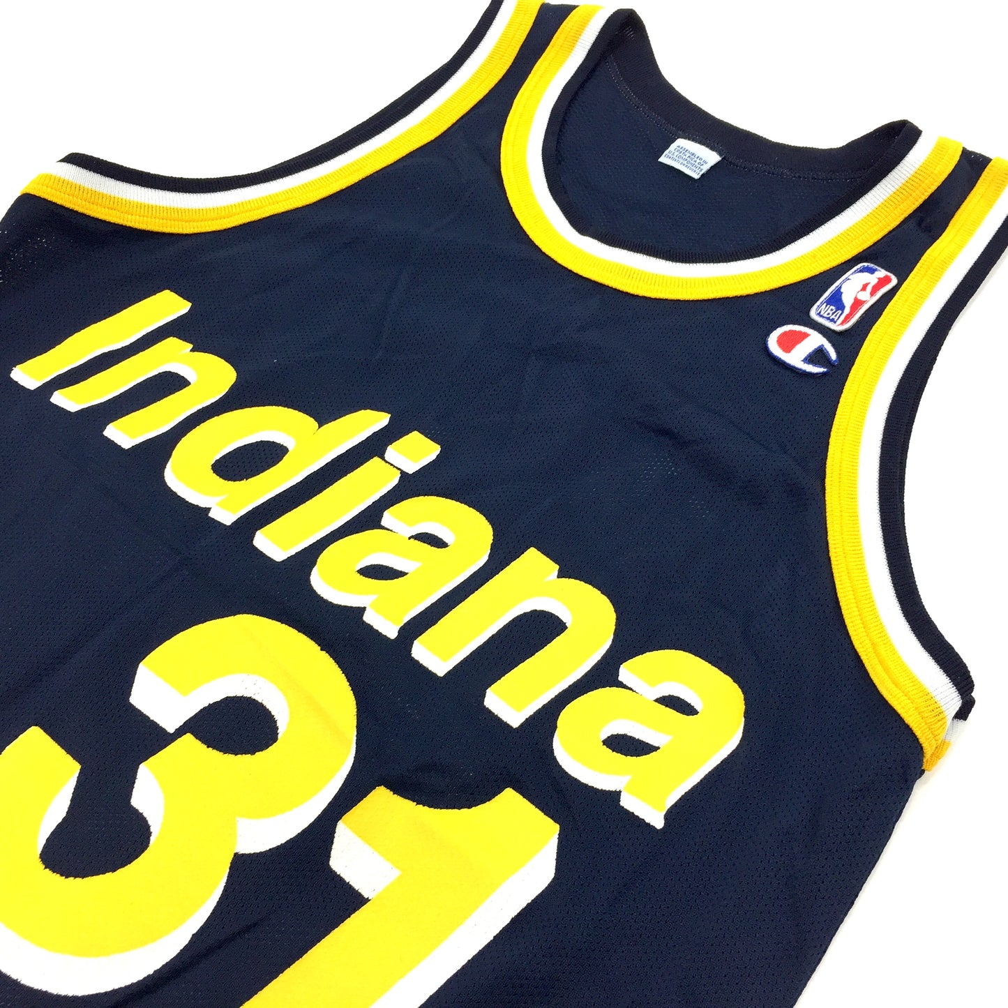 0438 Champion Vintage Indiana Pacers Miller Jersey