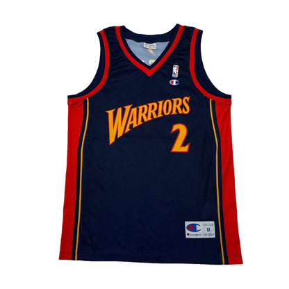 0990 Champion Vintage Golden State Warriors “Mickaël Piétrus” Jersey