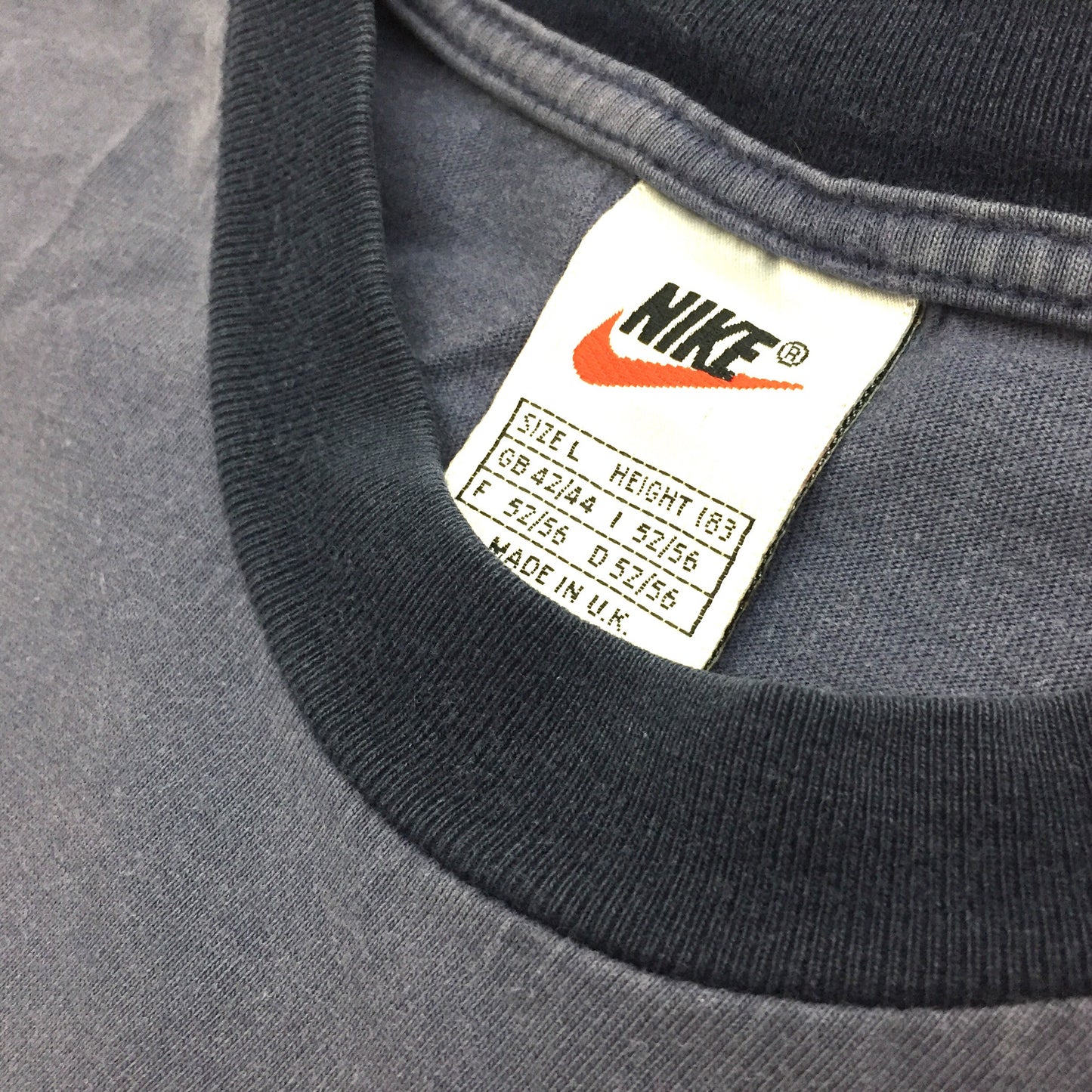 0165 Nike Vintage Big Swoosh Ringer T-Shirt
