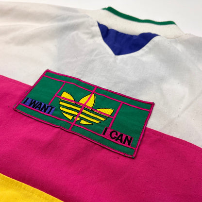 0634 Adidas Vintage I Want I Can Torsion Tennis Pullover