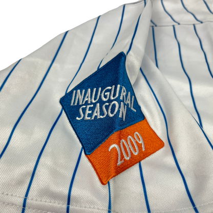 0921 Majestic NY Mets Johan Santana Baseball Jersey