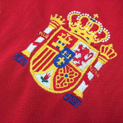0501 Adidas Vintage Spain National Soccer Team Jersey 1998 Home