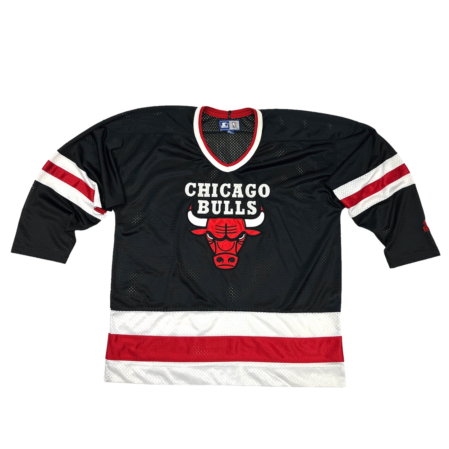 01156 Starter Vintage Chicago Bulls Warmup Jersey