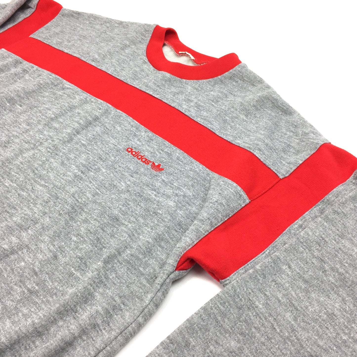 0291 Adidas Vintage Logo Sweater 80s