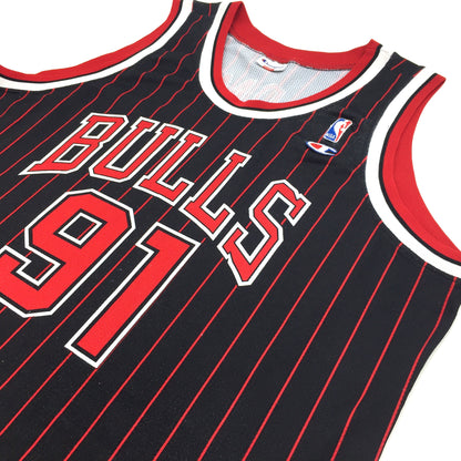 0410 Champion Vintage Chicago Bulls Rodman Jersey