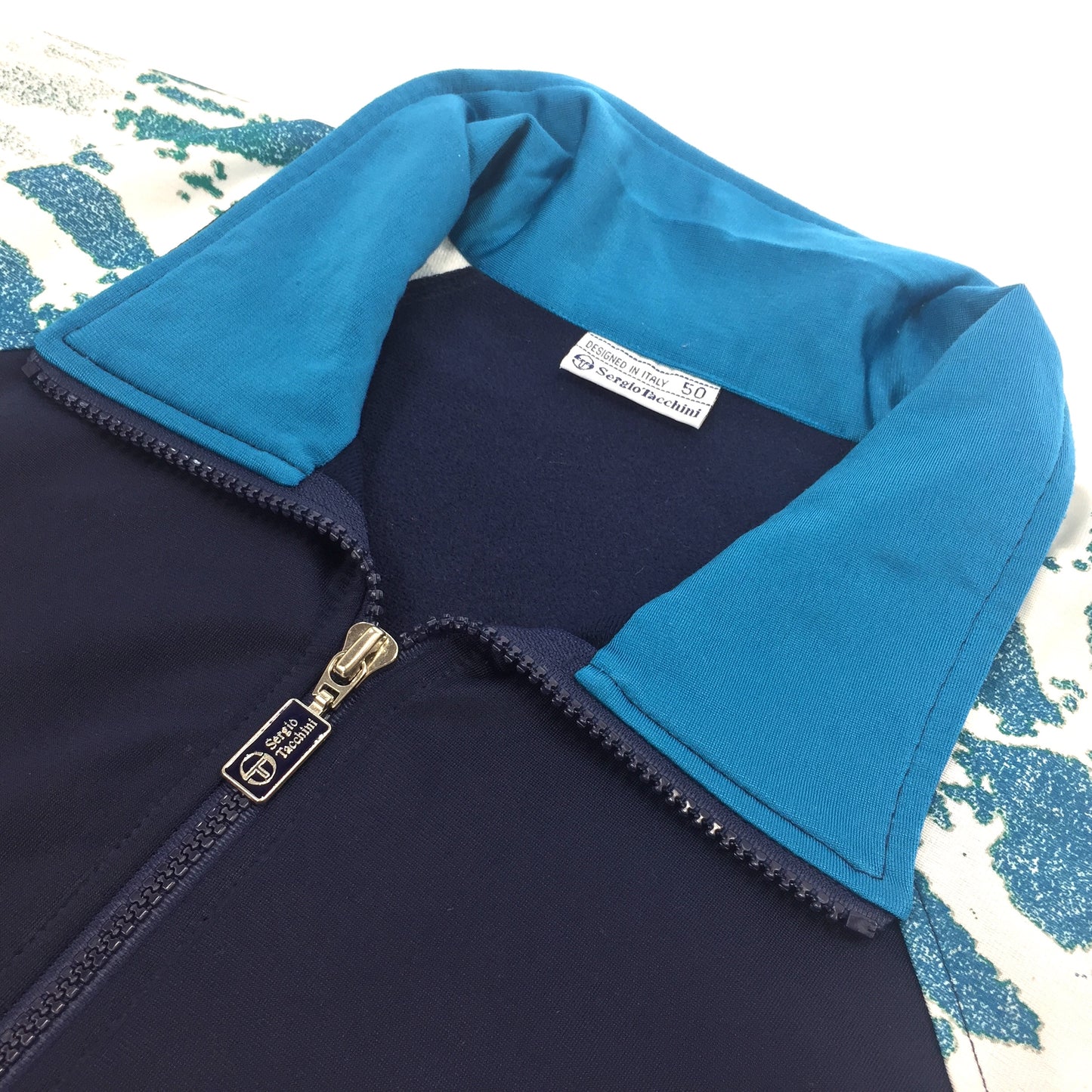 0518 Sergio Tacchini 90s Vintage Tennis Tracktop