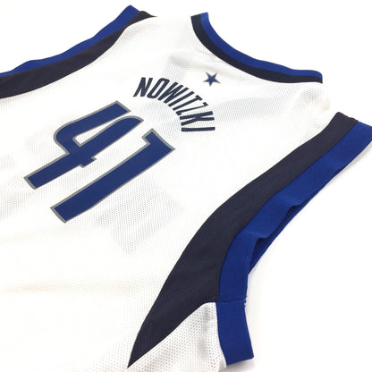 0418 Champion Vintage Dallas Mavericks Nowitzki Jersey