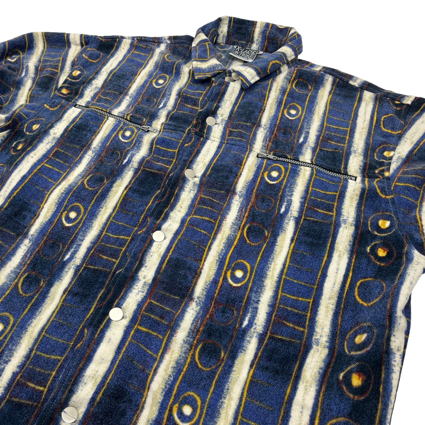 01140 Adidas Vintage 90s „X-Large Tribe“ Fleece Shirt