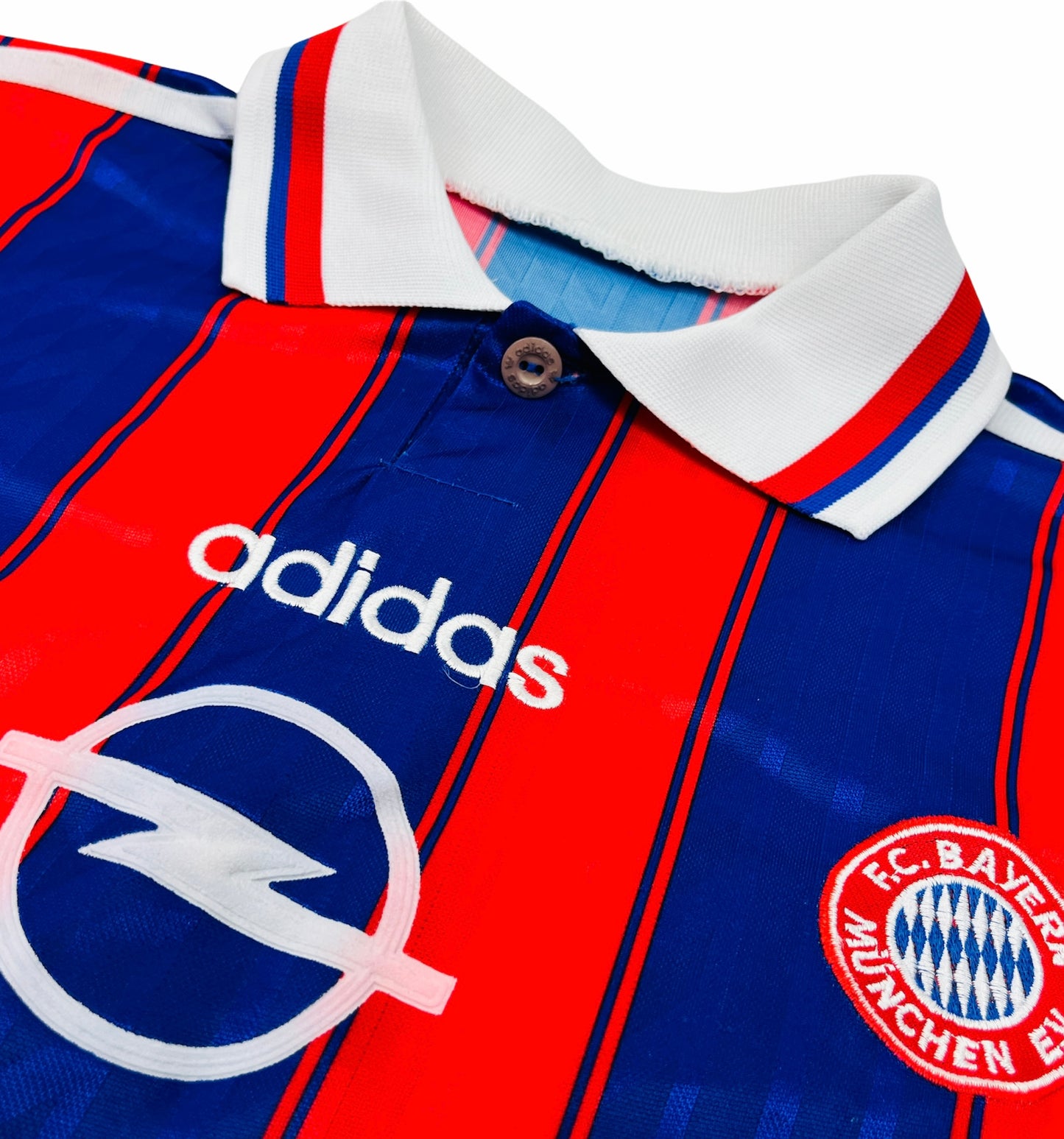 0730 Adidas Vintage FC Bayern München Klinsmann 95-97 Home Jersey