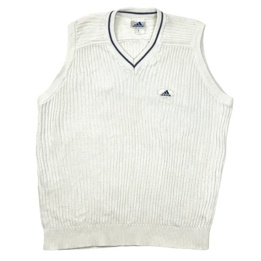 01095 Adidas Vintage 90 Tennis Pullunder Vest