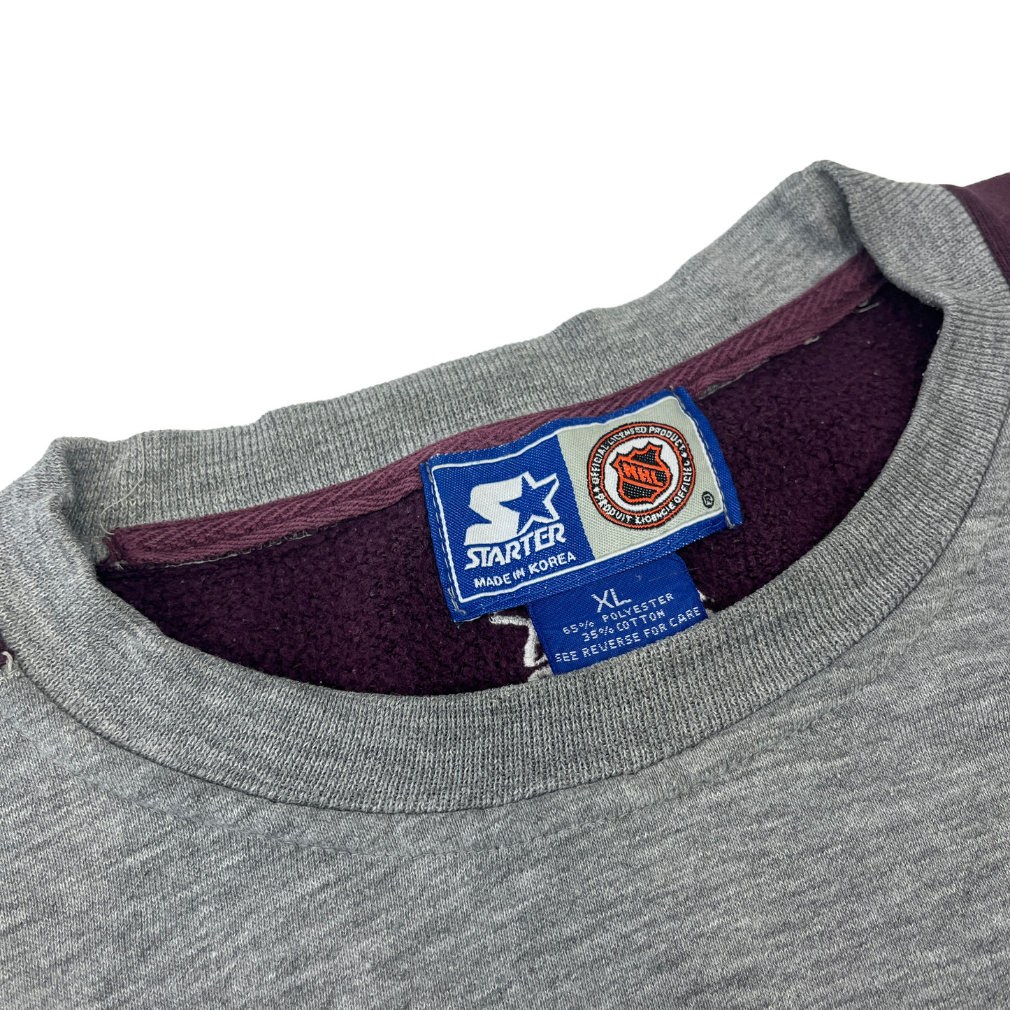 01399 Starter Mighty Ducks Baseball Sweater
