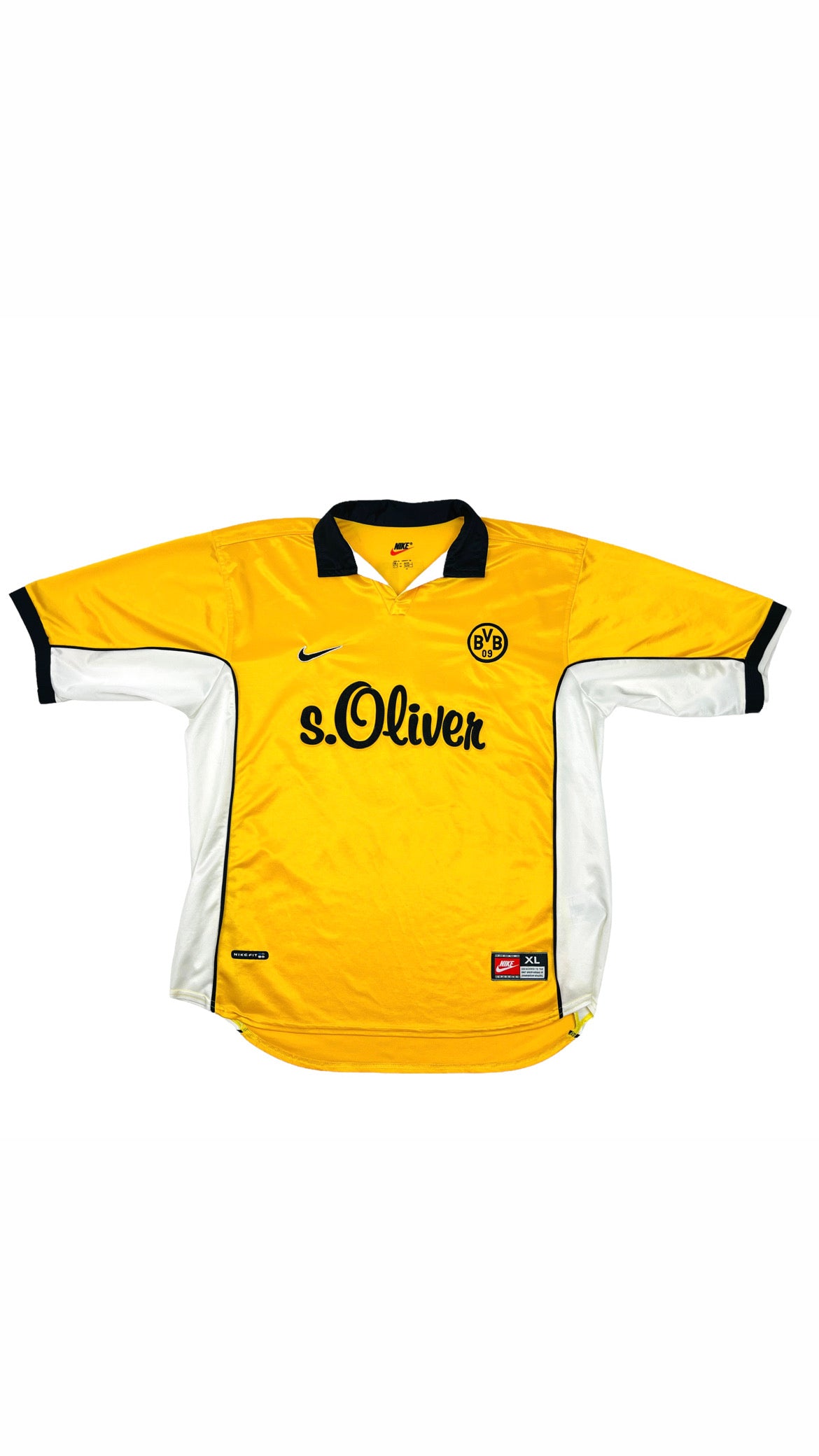 01070 Nike Borussia Dortmund Dedê 98/99 Home Jersey
