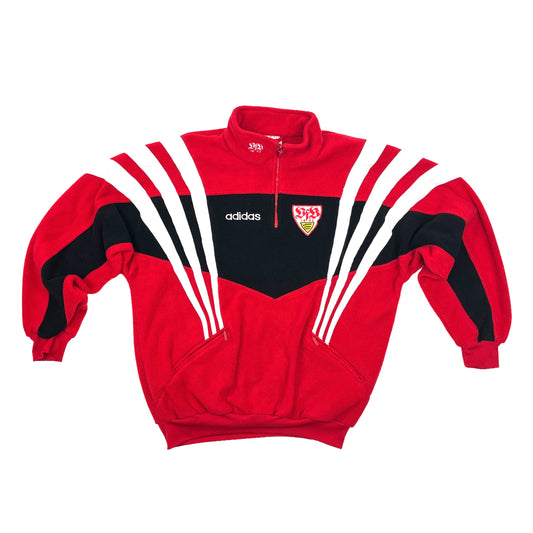 01196 Adidas 90s VFB Stuttgart Fleece 1/4 ZIP