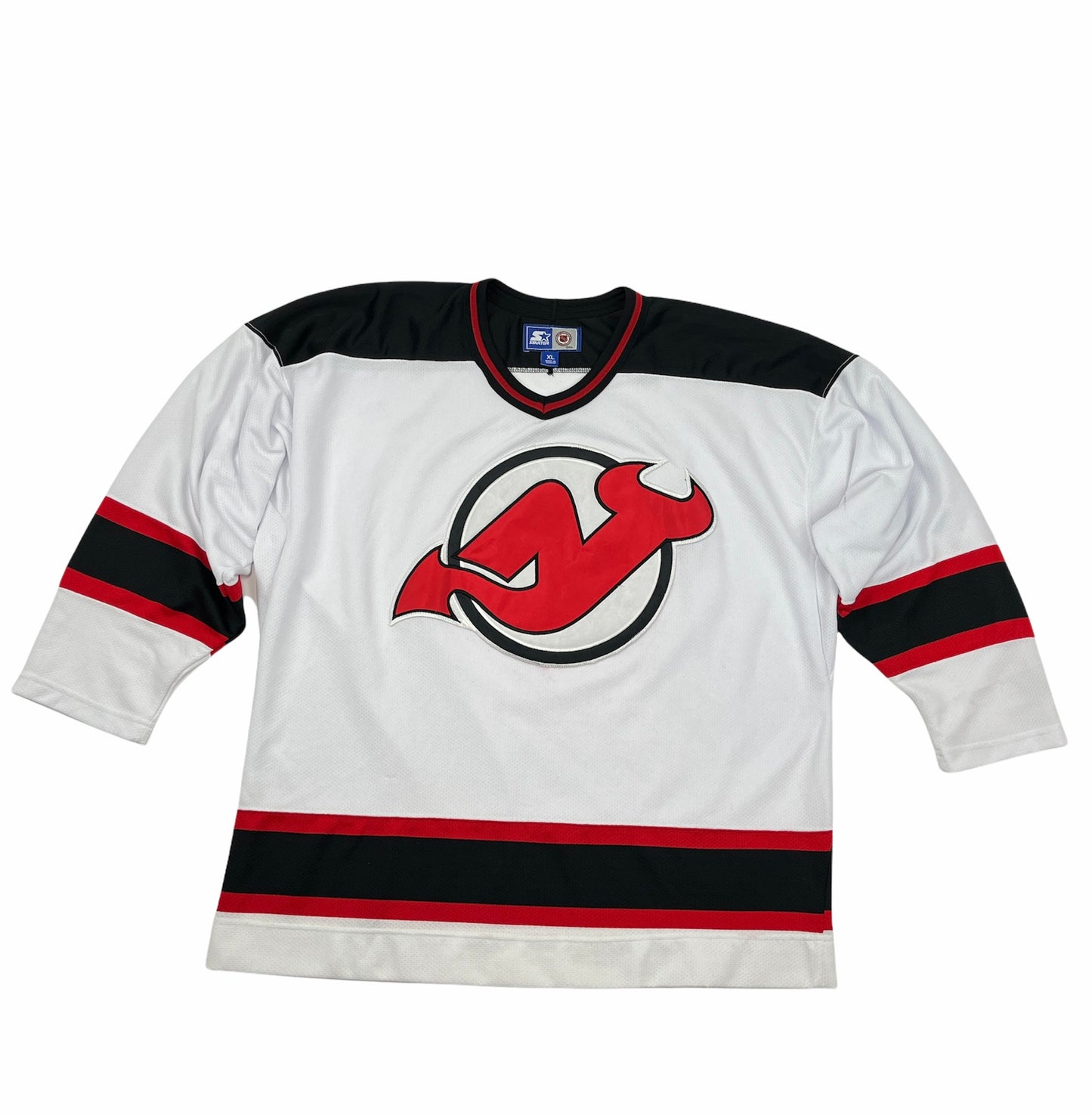 0687 Starter Vintage New Jersey Devils Hockey Jersey