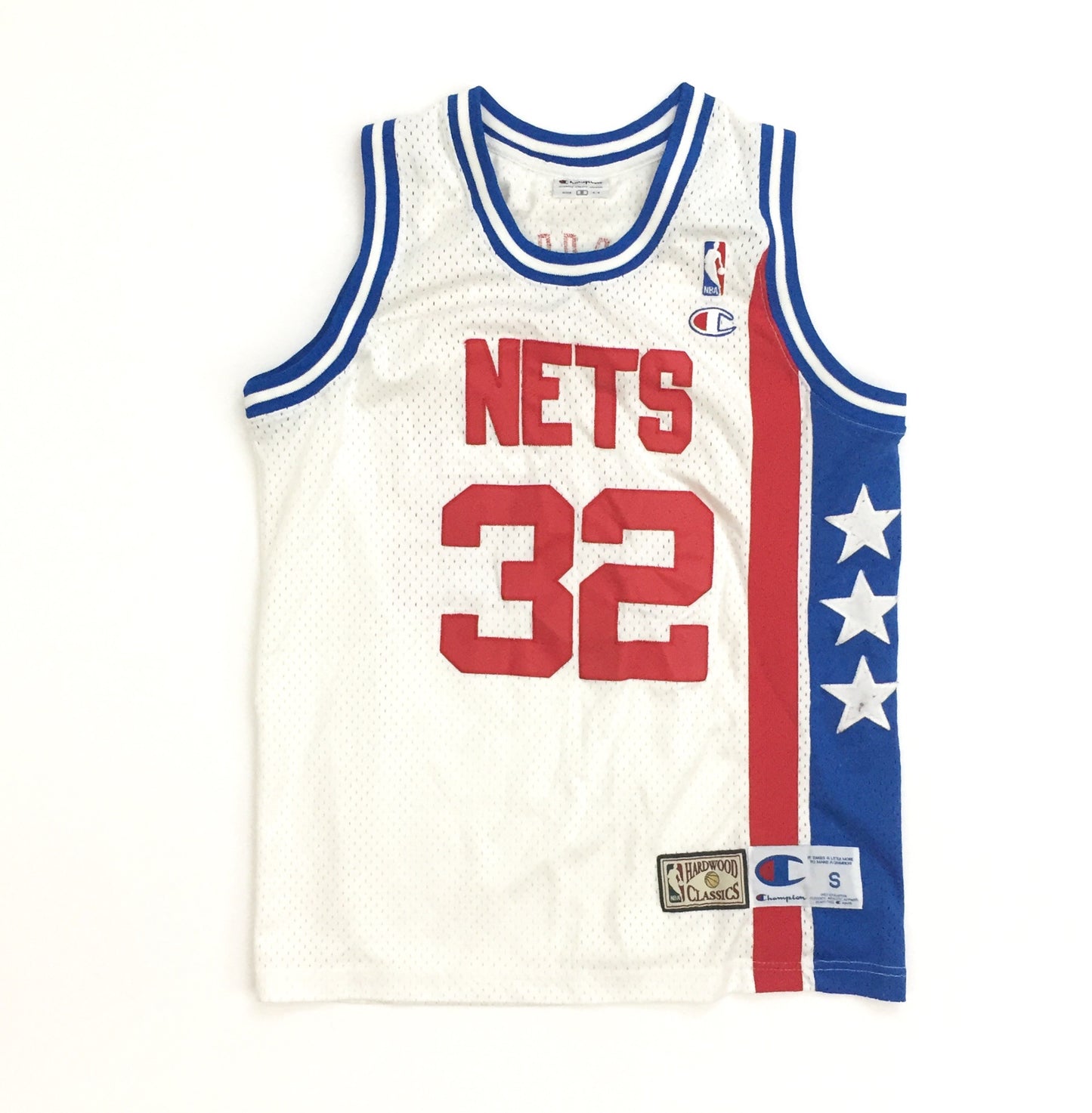 0060 Champion NBA Erving Nets Vintage Jersey