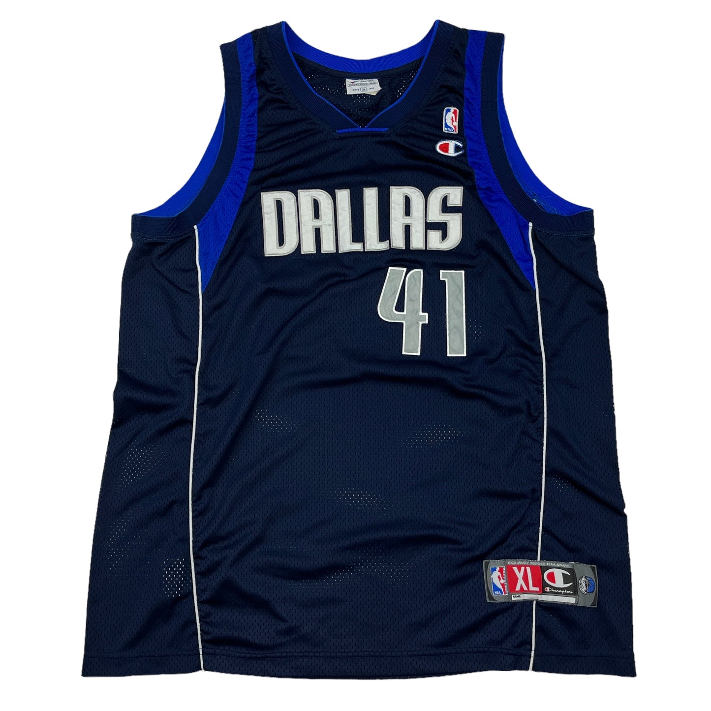 0922 Champion Dallas Mavericks Dirk Nowitzki Jersey