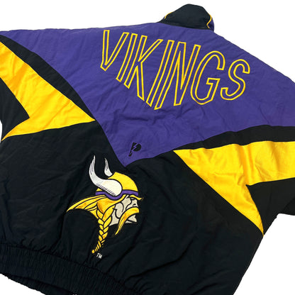 01407 Pro Layer Minnesota Vikings Football Jacket (missing hood)