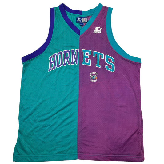 01332 Starter Vintage Charlotte Hornets Jersey