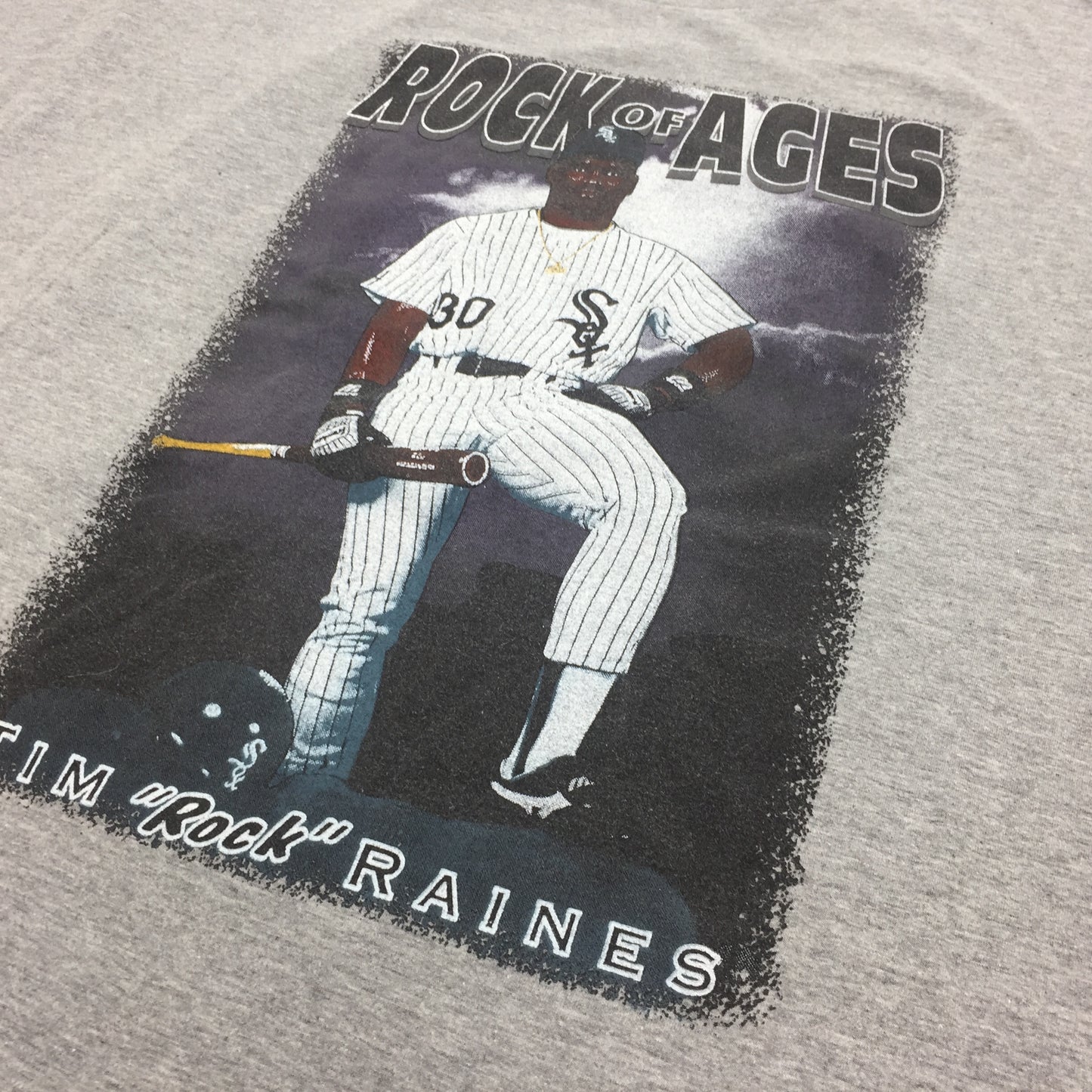 0560 Campri Vintage White Sox Tim „Rock“ Raines Fanshirt T-shirt